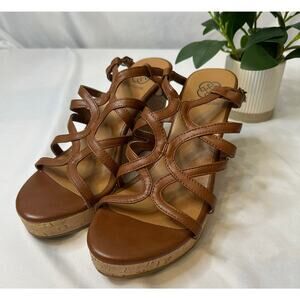 Daisy Fuentes Wedge Sandals Size 10